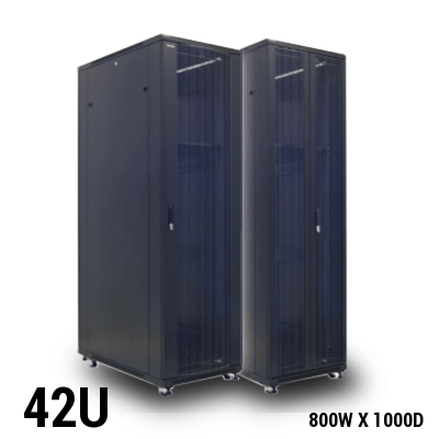 toten professional 42u server rack, 800w x 1000d