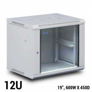 Toten 12U wall mount rack, 600mmx450mm